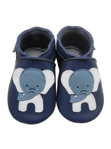 Yalion Baby Krabbelschuhe aus Leder, weiche Lauflernschuhe mit rutschfester Sohle 