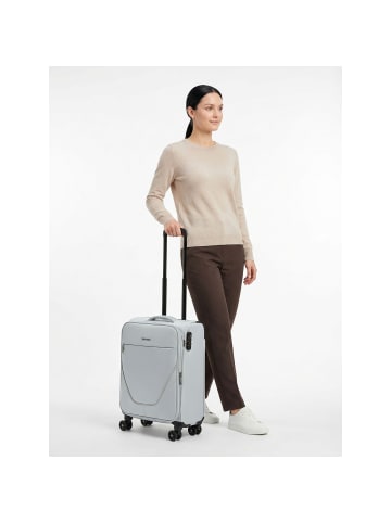 Stratic taska 4 Rollen Kabinentrolley S 55 cm mit Dehnfalte grey