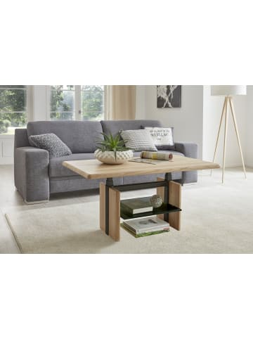 58 aufm Kessel COUCHTISCH eckig Cathi 110x65x50 Wohnzimmertisch Massivholz Wildeiche geölt