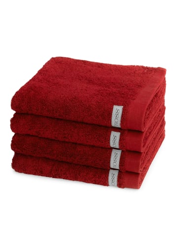 Ross 4 X Handtuch im Set Sinfonie in Kirsche