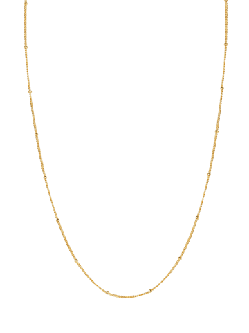 Hey Happiness Vergold. Kette mit Kugeln 925 Sterlingsilber in Gold - (L) 46-51 cm