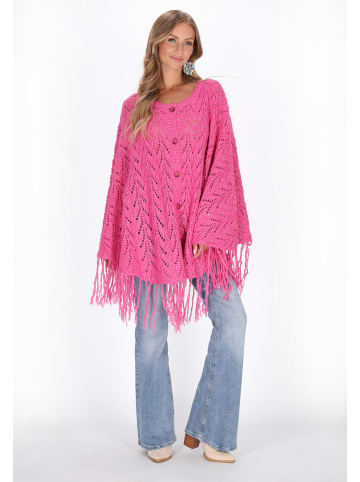 IZIA Poncho in pink