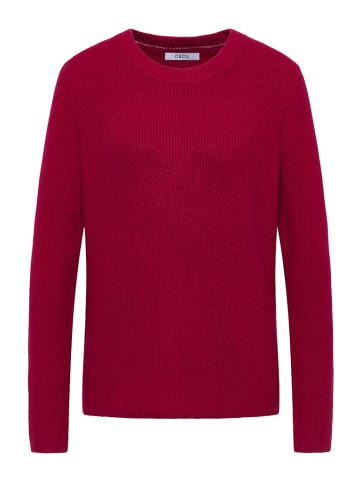 Cecil Pullover mit Strukturdetails in Rot