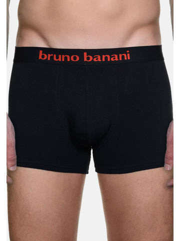 Bruno Banani Retro Short / Pant Flowing in Schwarz (Rot/Weiß)