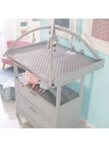 roba Krabbeldecke roba style – mit Spielbogen & 5 Elementen Sammy, grau