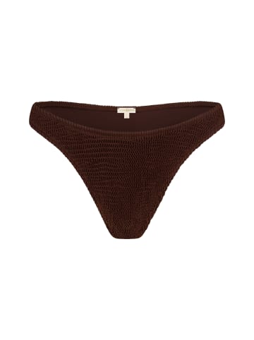 Moda Minx Bikinihose Scrunch Fixed Bikini Bottom in Coffee
