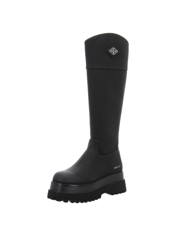 Replay Klassischer Stiefel in schwarz