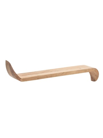 FineBuy Wandregal in Braun / Mango / 80x20x36