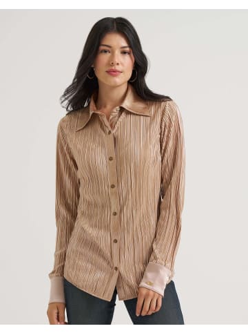 Wrangler Langarmhemd Lainey Snap in Rose Gold