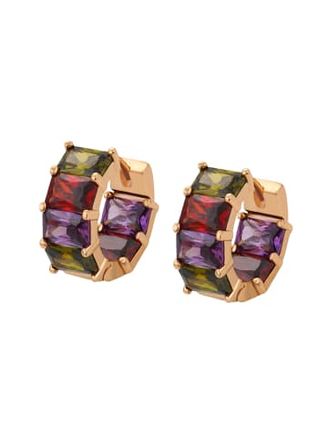 faina Women Earrings in Rose Gold Multicolor