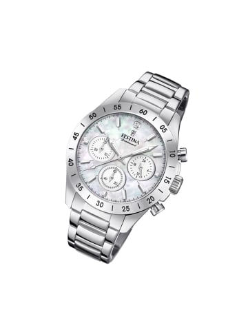 Festina Chronograph-Armbanduhr Festina Boyfriend silber mittel (ca. 39mm)