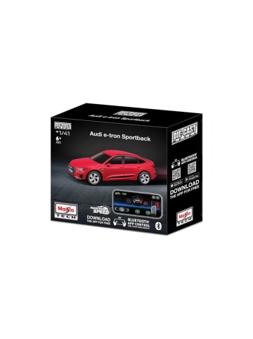 Maisto Ferngesteuertes Auto - Audi e-tron Sportback (11cm, Maßstab 1:41) in rot