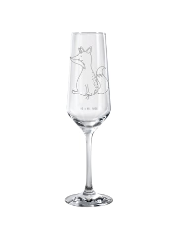Mr. & Mrs. Panda Sektglas Einhorn Wunsch ohne Spruch in Transparent