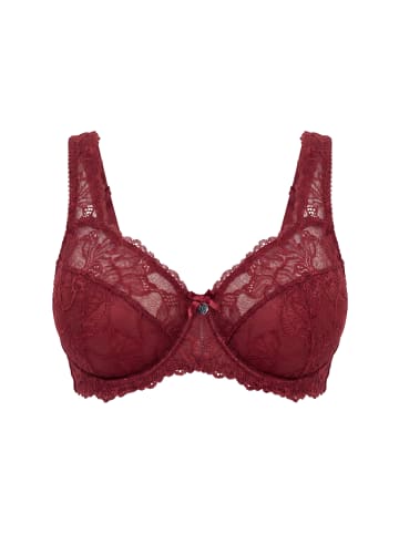 Ulla Popken BH in purpurrot