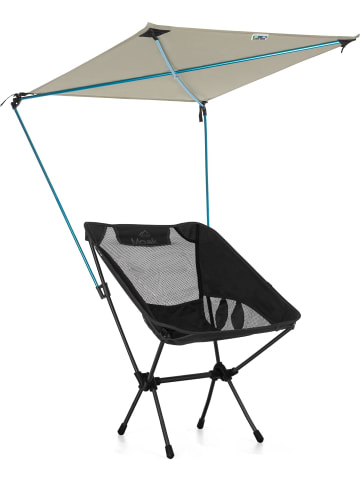 Normani Outdoor Sports Campingstuhl mit Sonnenschirm Moak in Schwarz