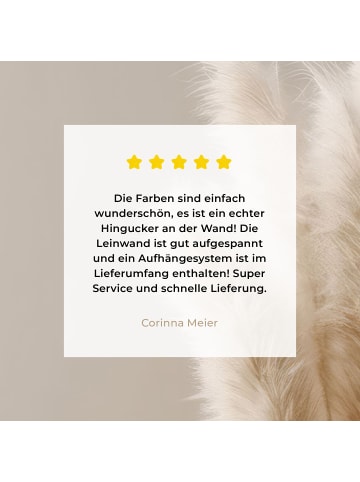 MuchoWow Leinwand bilder Federn