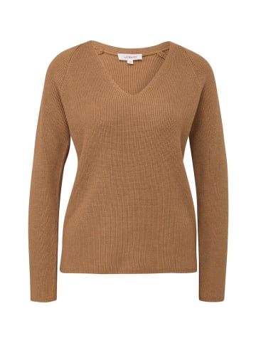 S.OLIVER RED LABEL Pullover in Braun