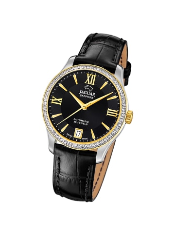 Jaguar Analog-Armbanduhr Jaguar Heritage schwarz mittel (ca. 34mm)