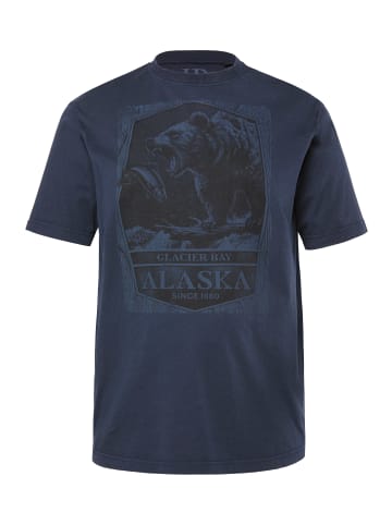 JP1880 Kurzarm T-Shirt in navy blau