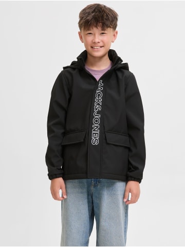 JACK & JONES Junior Softshell Jacke in Black