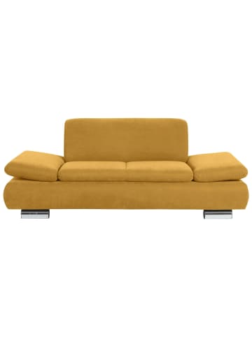 others SOFA 2-Sitzer Kaye Bezug Veloursstoff Metallfuß verchromt / mais