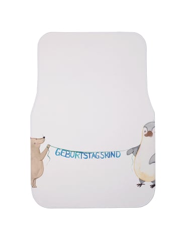 Mr. & Mrs. Panda Automatte Maus Pinguin Geburtstag mit Spruch in Schwarz