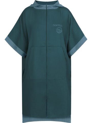 normani Badeponcho Niramey in Petrol