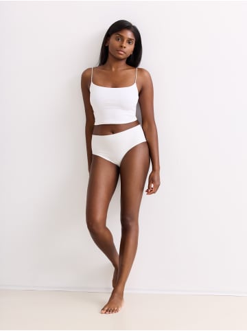 Erlich Textil  SEAMLESS High Waist Brazil String LIGHT TOUCH HIGH WAIST in ecru