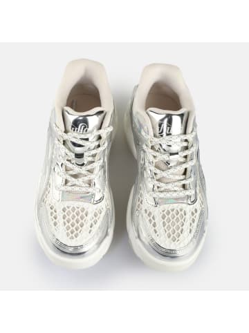 Buffalo Score TEC Sneaker in Weiß Silber
