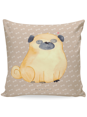 Mr. & Mrs. Panda kissen 40 x 40 Mops ohne Spruch in Hundeglück