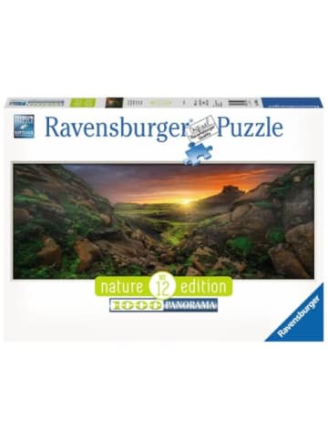 Ravensburger Puzzle - Sonne über Island - 1000 Teile, Landschaft, 14-99 Jahre