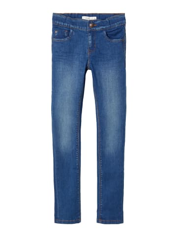 name it Mädchen Jeanshose aus Stretchdenim Medium Blue Denim-92