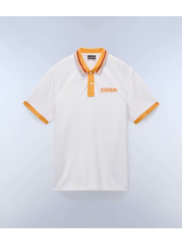 Napapijri Polo "E-Murlo Ss" in Weiß