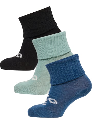 Hummel Crew Socken Sora 3-Pack Kinder in BLUE SURF