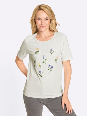 Sieh an! Kurzarm-Shirt in ecru