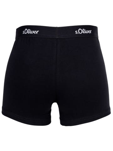 s.Oliver Boxershort 3er Pack in Grau/Schwarz/Weiß