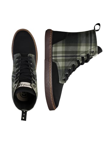 ethletic Sneaker Hi Fair Brock in tartan mystic green