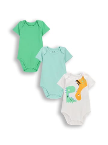 MOKIDA Baumwoll-Body mit kurzen Ärmeln in bunt