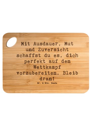 Mr. & Mrs. Panda Schneidebrett Spruch Wettkampfvorbereitung meis... in Braun