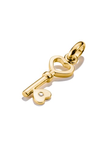 Thomas Sabo Charm-Anhänger in gold, weiß