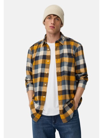 Camel Active fleXXXactive® Langarmhemd aus leichtem Flanell in Gelb