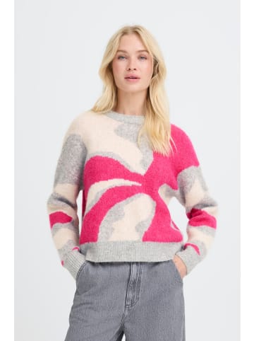 b. young Langarm BYOMEA Loose fit in ABSTRACT PHLOX PINK