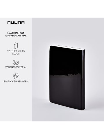 nuuroo Nuuna Notizbuch A6 Candy S Schwarz Dotted Journal 2,5mm Punktraster 176 Seiten