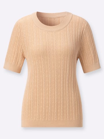 WITT WEIDEN Ajour-Pullover in sand