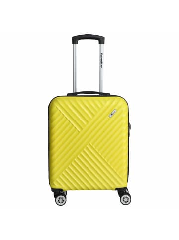 Paradise by CHECK.IN Kingston - 4-Rollen-Kabinentrolley 55 cm (lila) in gelb