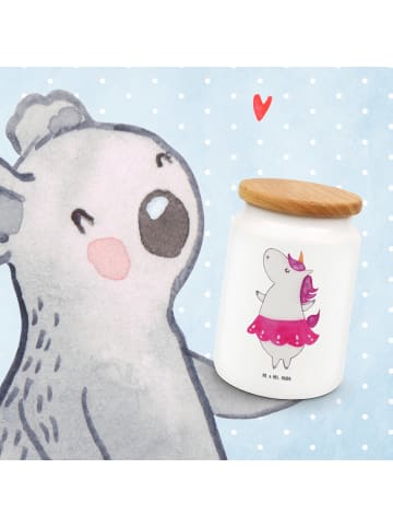Mr. & Mrs. Panda Müslidose Einhorn Ballerina ohne Spruch in Weiß