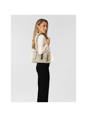 Guess Brooke Schultertasche 27 cm in off white