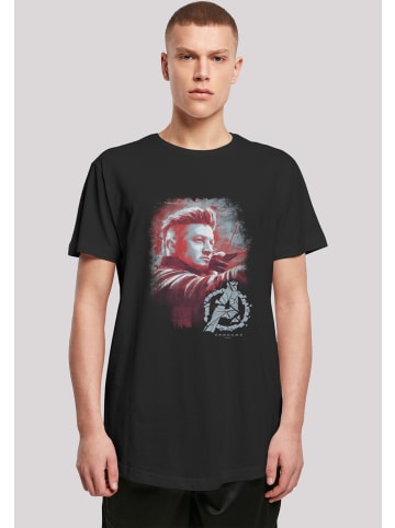 F4NT4STIC Long Cut T-Shirt Marvel Avengers Endgame Hawkeye Brushed in schwarz
