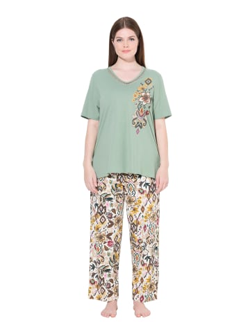 Ulla Popken Pyjama in salbei