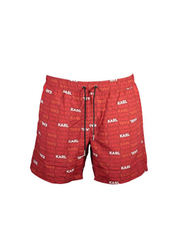 Karl Lagerfeld Rot Polyester Herren Bade Boxershorts